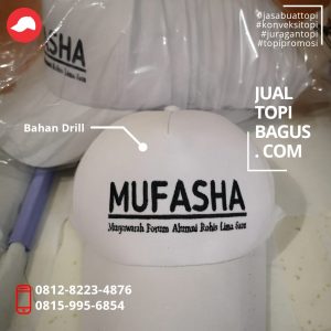 0812 8223 4876 Bahan Topi Drill 1